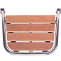 Preview: Badeplattform rostfreier Stahl L=45cm B=36cm Rohr D=25mm