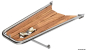 Preview: Bugspriet AISI 316/Teak Bugrolle Ø 40 mm