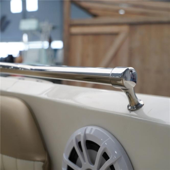 Preview: Handlaufendstück mit Gewinde A4 M8x55mm, für Rohr 25mm