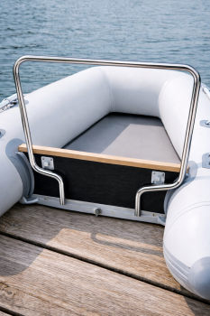 Geräteträger für Schlauchboote - Ø 25/30 mm 50-70cm Montagebreite (mittlere Biegung)