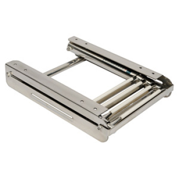 Teleskopleiter, klappbar schmal AISI316 3-stufig Breite 205mm Länge 880mm