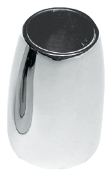 Relingfuß mit Innengewinde, 90° 25mm Durchmesser