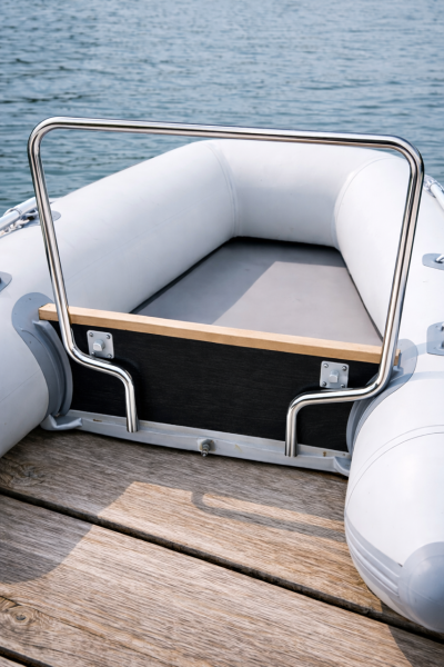 Geräteträger für Schlauchboote - Ø 25/30 mm 50-70cm Montagebreite (mittlere Biegung)