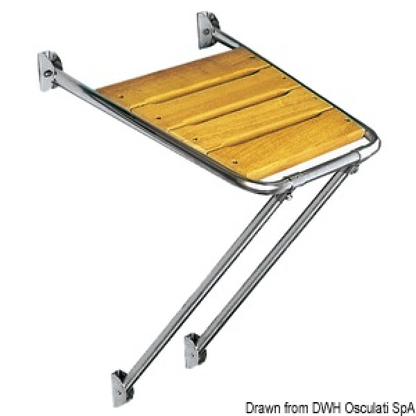 Heck-Badeplattform Breite 58cm Tiefe 52cm