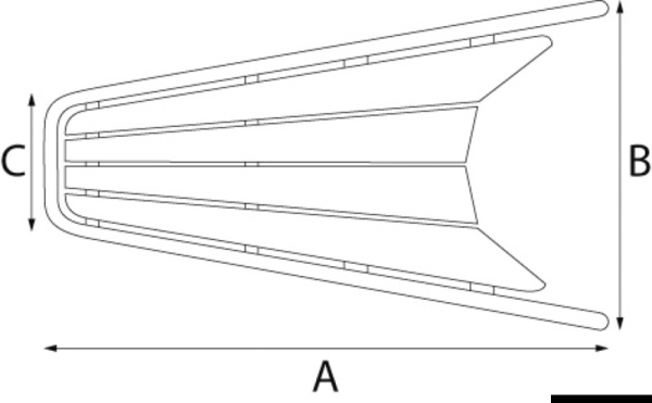 Bugspriet mit ausziehbarer Leiter 3-stufig