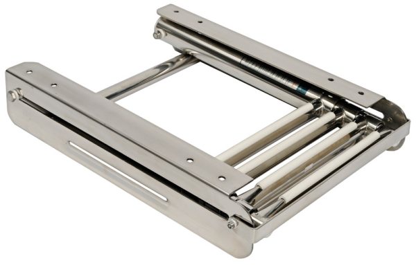 Teleskopleiter, klappbar stand. AISI316 3-stufig Breite 300mm Länge 880mm