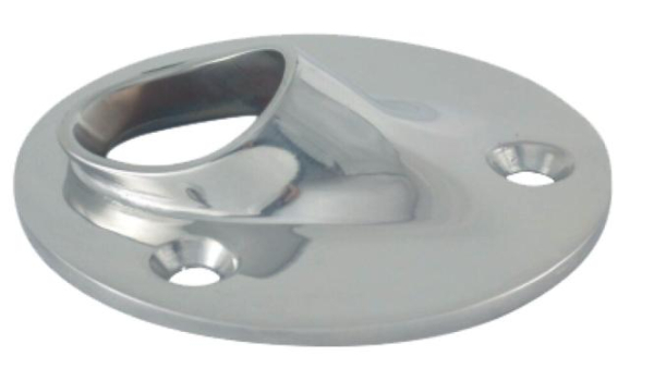 Runde Basis zum Anschweißen 45° Winkel